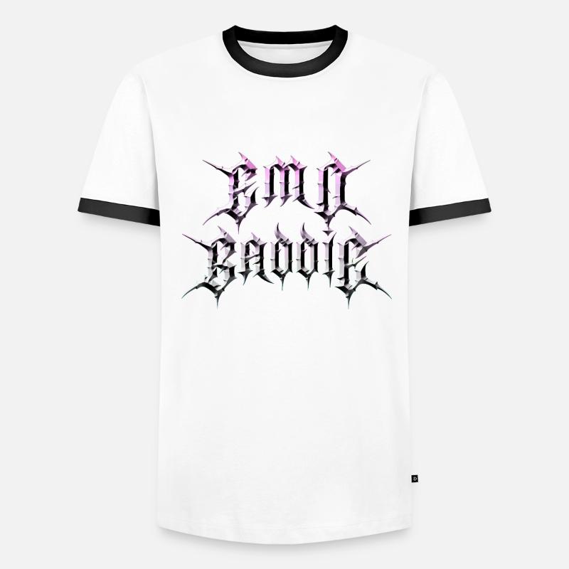 Emo Baddie! Emo Aesthetic Goth Männer Kontrast-T-Shirt
