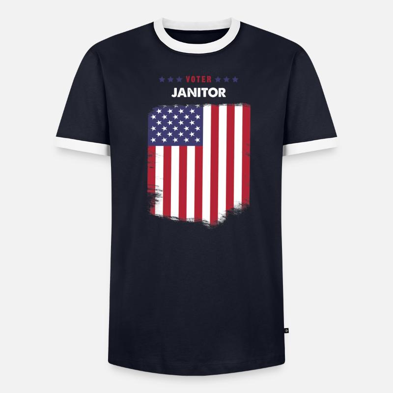 Concierge des électeurs T-shirt contrasté Homme
