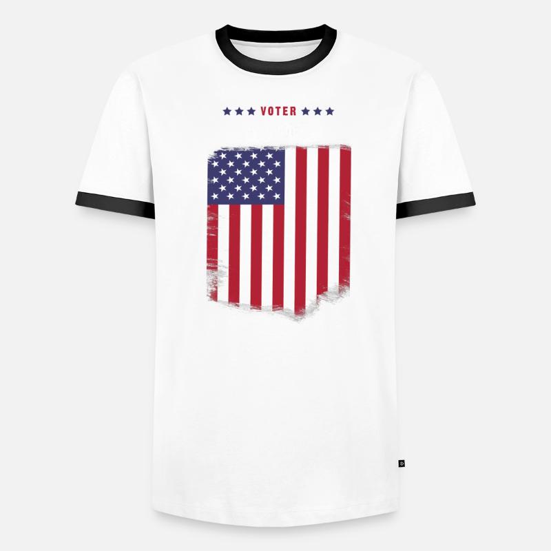 Wähler Kellner Männer Kontrast-T-Shirt