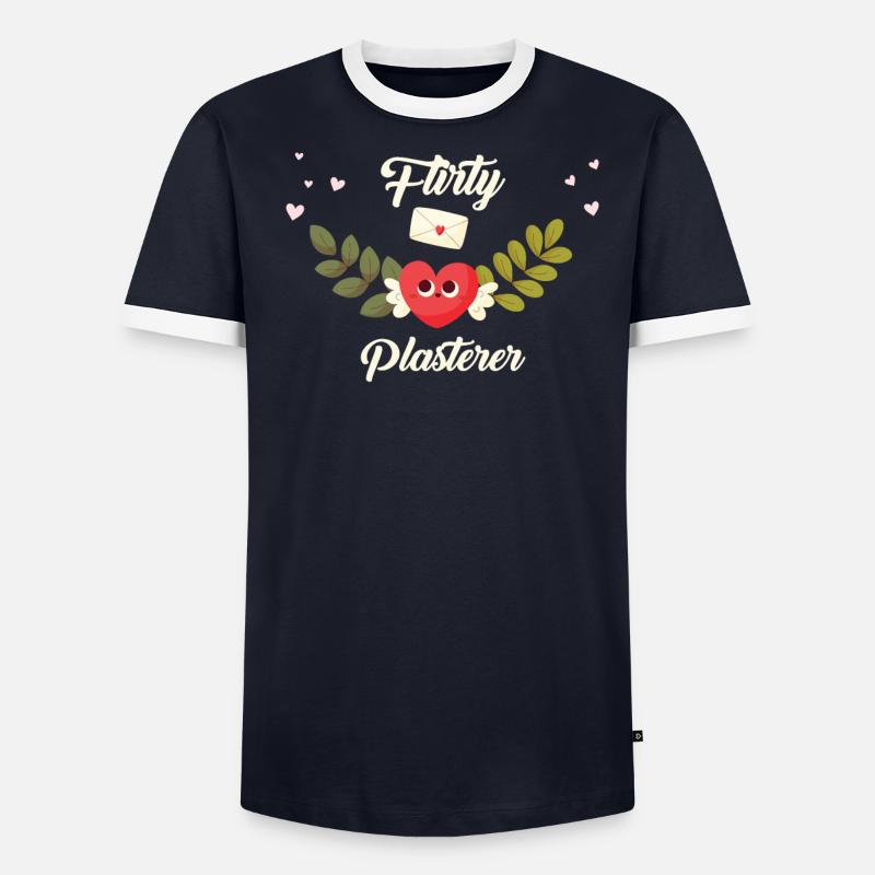Flirty Plasterer Men's Ringer Shirt