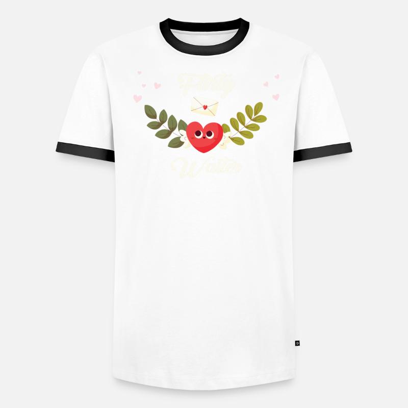 Flirty Kellner Männer Kontrast-T-Shirt