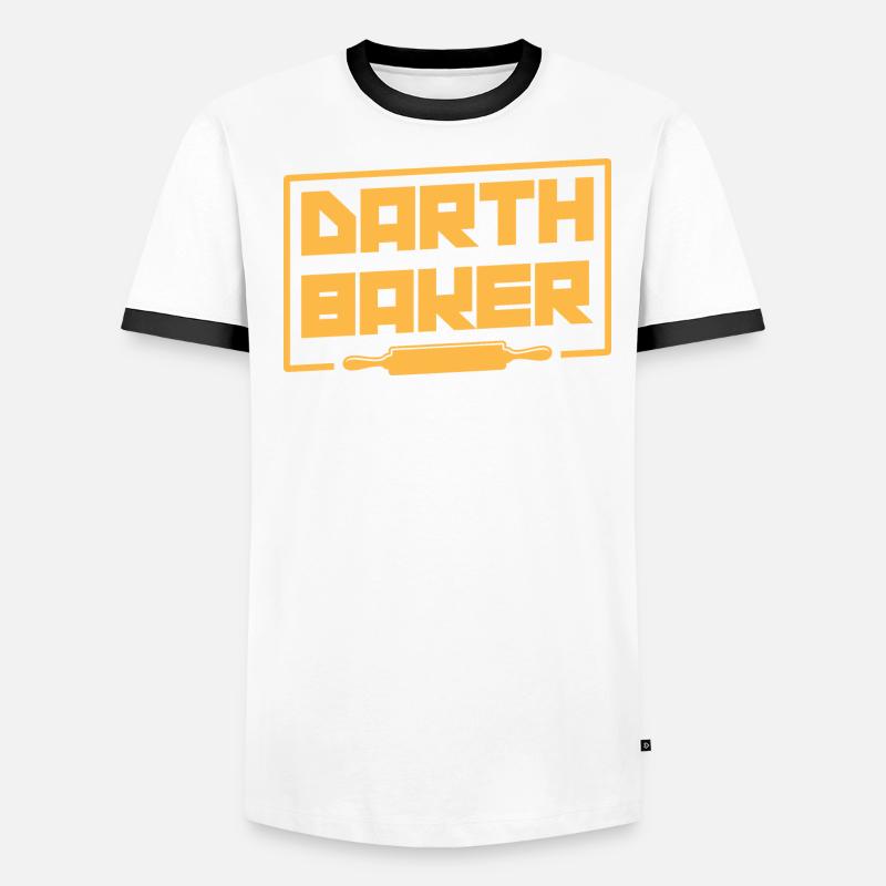 Bäcker Geschenke- Bäcker Tshirt Männer Kontrast-T-Shirt