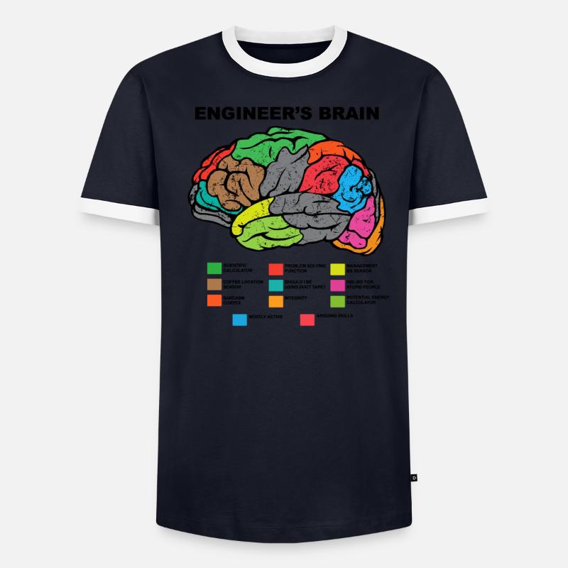 Ingénieurs Brain Engineer Brain Engineers Uni T-shirt contrasté Homme