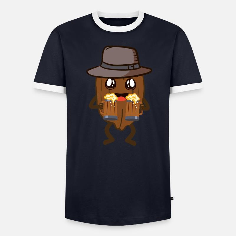 Noix T-shirt contrasté Homme