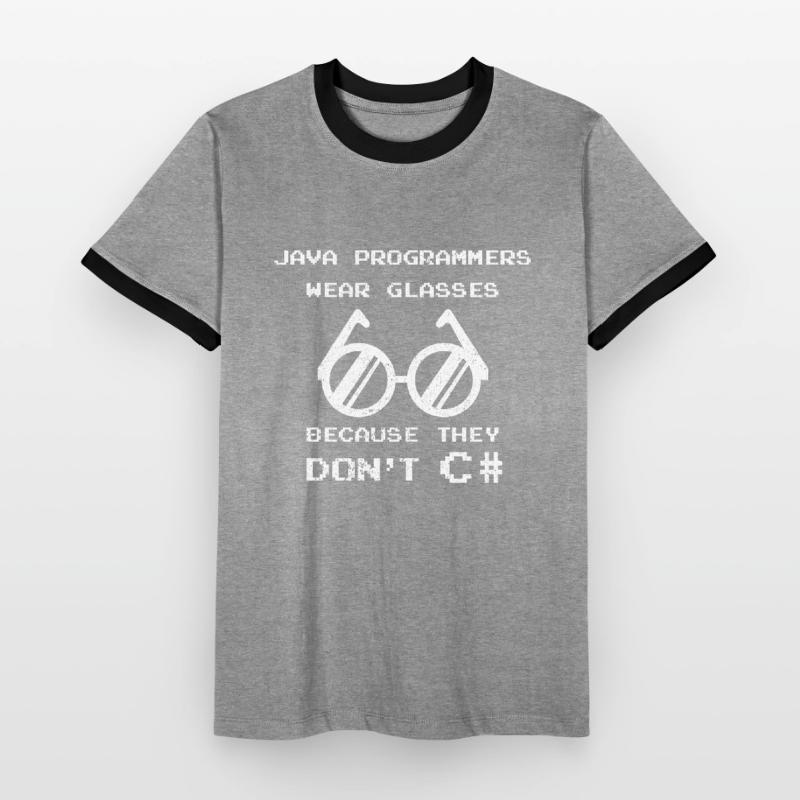 Code Codierung Coder Kodierung Informatiker Männer Kontrast-T-Shirt