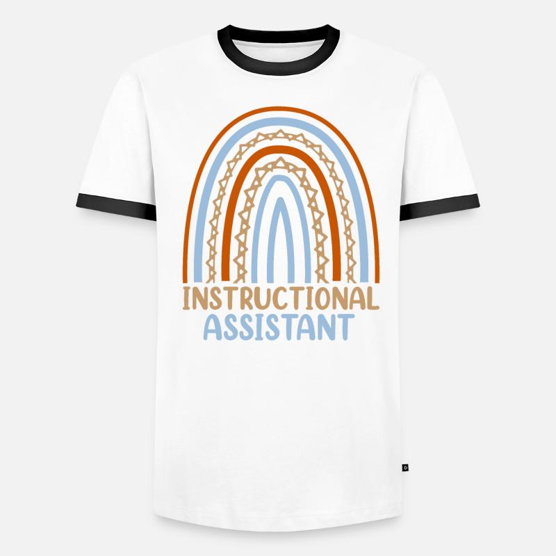 Teaching Assistant Design for Teaching Men's Ringer Shirt