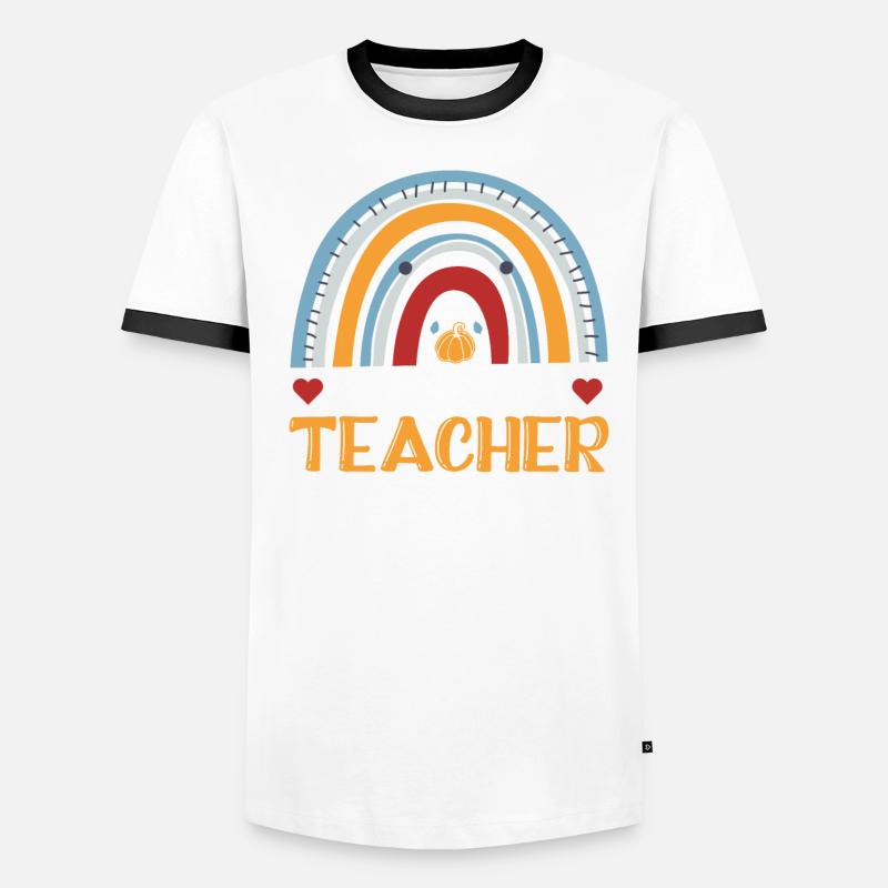Une conception d’enseignant reconnaissant pour les enseignants éducateurs T-shirt contrasté Homme