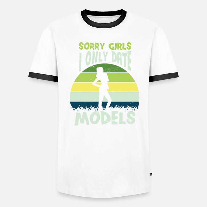 Dates du modèle uniquement Modèles Dimensions du modèle T-shirt contrasté Homme