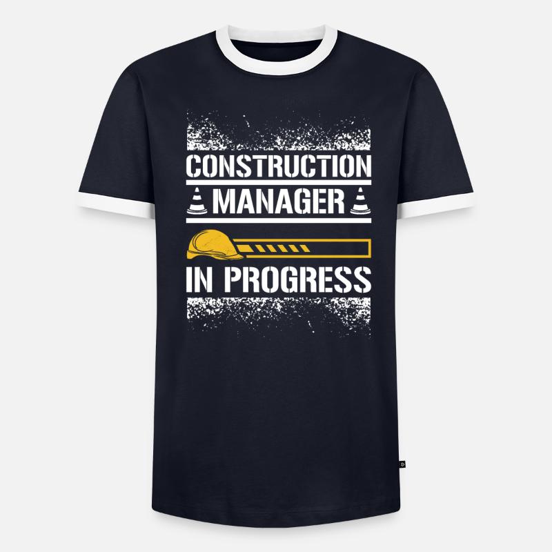 Construction manager in progress - Men's Ringer Shirt - undefined