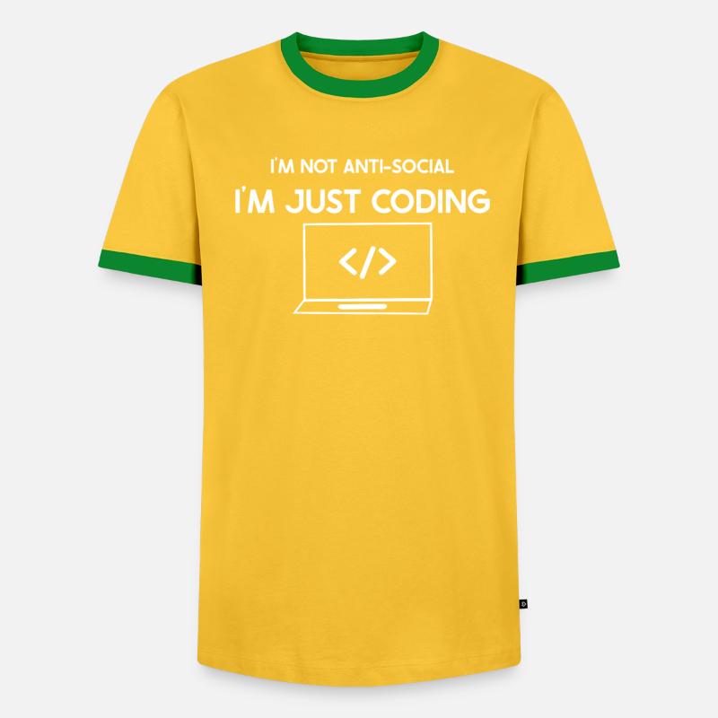 Software Developer, Computer Engineer, Nerd - Men's Ringer Shirt - undefined