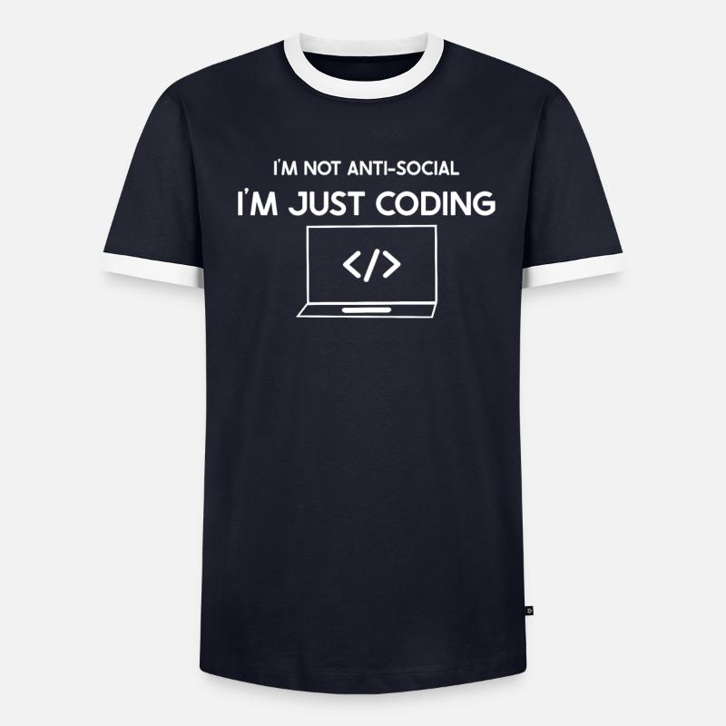 Softwareentwickler Computeringenieur Nerd - Männer Kontrast-T-Shirt - undefined