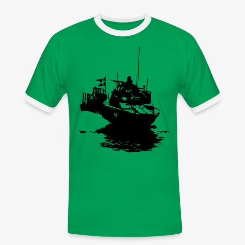 Combat Boat 90 - Stridsbåt 90 - Kontrast-T-shirt herr