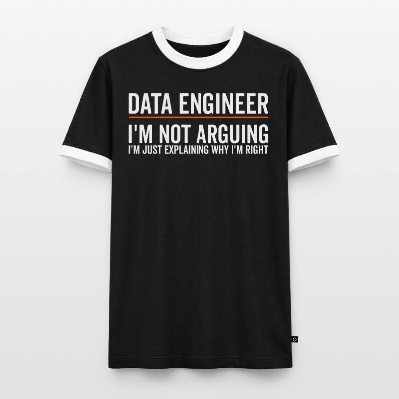 Just Explaining - Data Engineer Men's Ringer Shirt