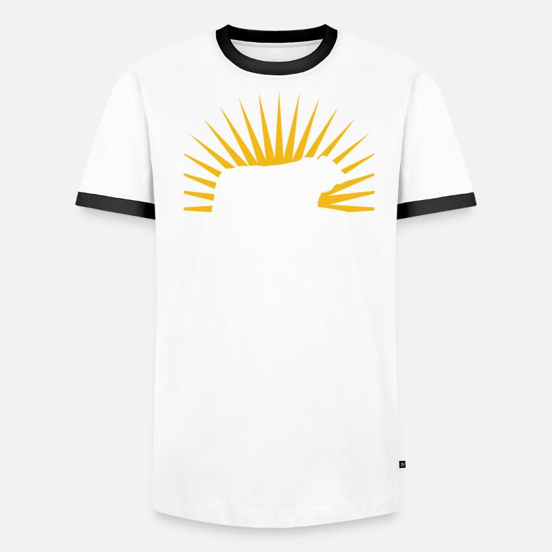 Éleveur de bovins - Vache Simmental T-shirt contrasté Homme