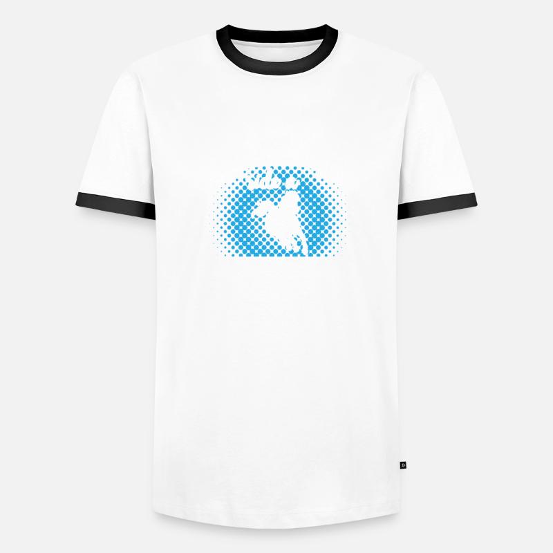 Équitation - Cheval westphalien T-shirt contrasté Homme