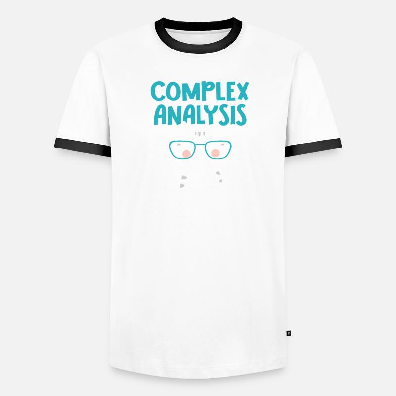 Ich Liebe Katzen - Komplexe Analyse Männer Kontrast-T-Shirt