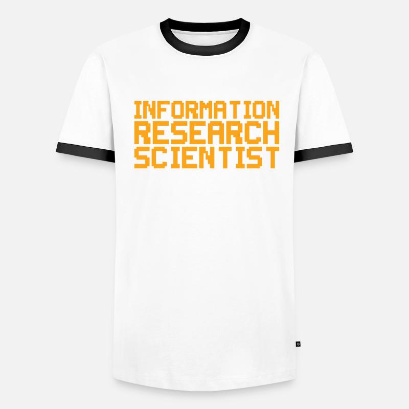 Stupide - Chercheur en information T-shirt contrasté Homme