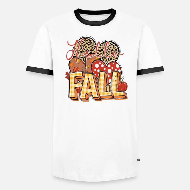 Hello Fall, Happy Fall y'all Men's Ringer Shirt