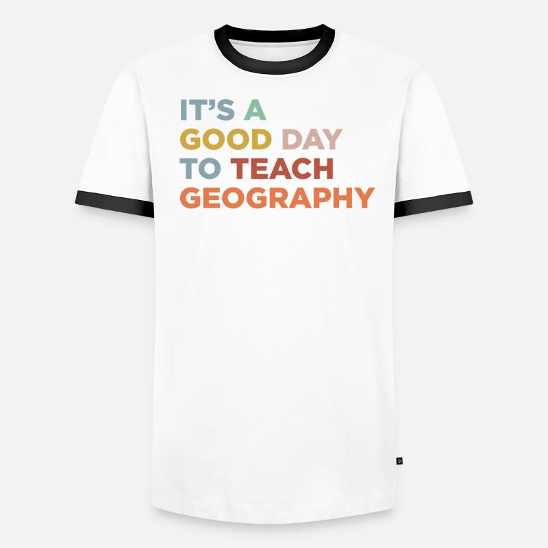 Teaching geography teachers Men's Ringer Shirt