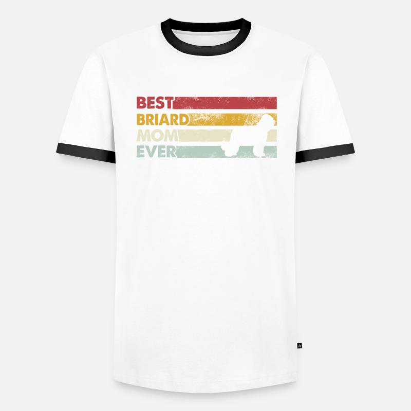 Meilleure mère de tous les temps - Briarde T-shirt contrasté Homme