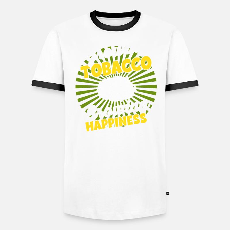 Wachsende Ernte - Farmer Harvest Tabak Männer Kontrast-T-Shirt