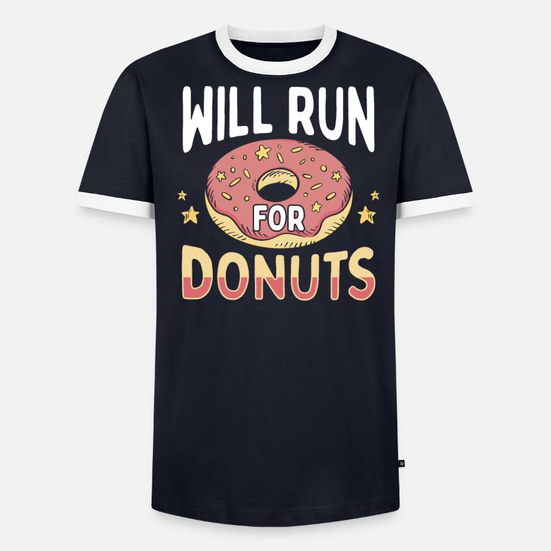 Wird Für Donuts Kandid - Männer Kontrast-T-Shirt - undefined