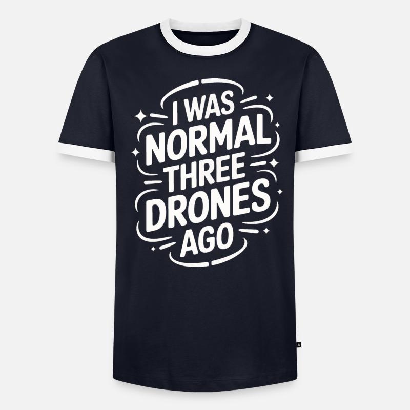 Drones Pilot Quadcopter Drone - Men's Ringer Shirt - undefined
