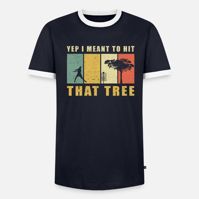 Discgolf Disc Golf | Discgolfspieler Geschenk - Männer Kontrast-T-Shirt - undefined