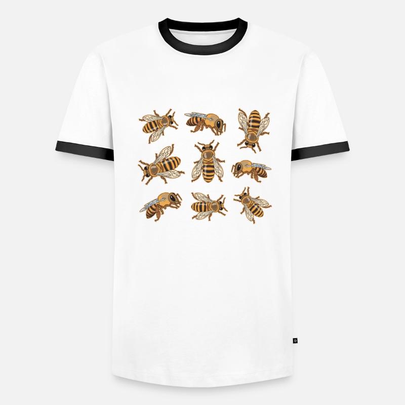 Beekeeper Beekeeper Beekeeper Beekeeping Gift Men's Ringer Shirt