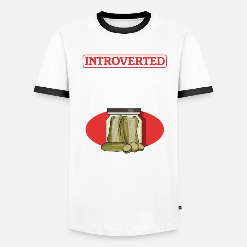 Cornichons de concombre Cornichon Kukumer concombre cadeau T-shirt contrasté Homme