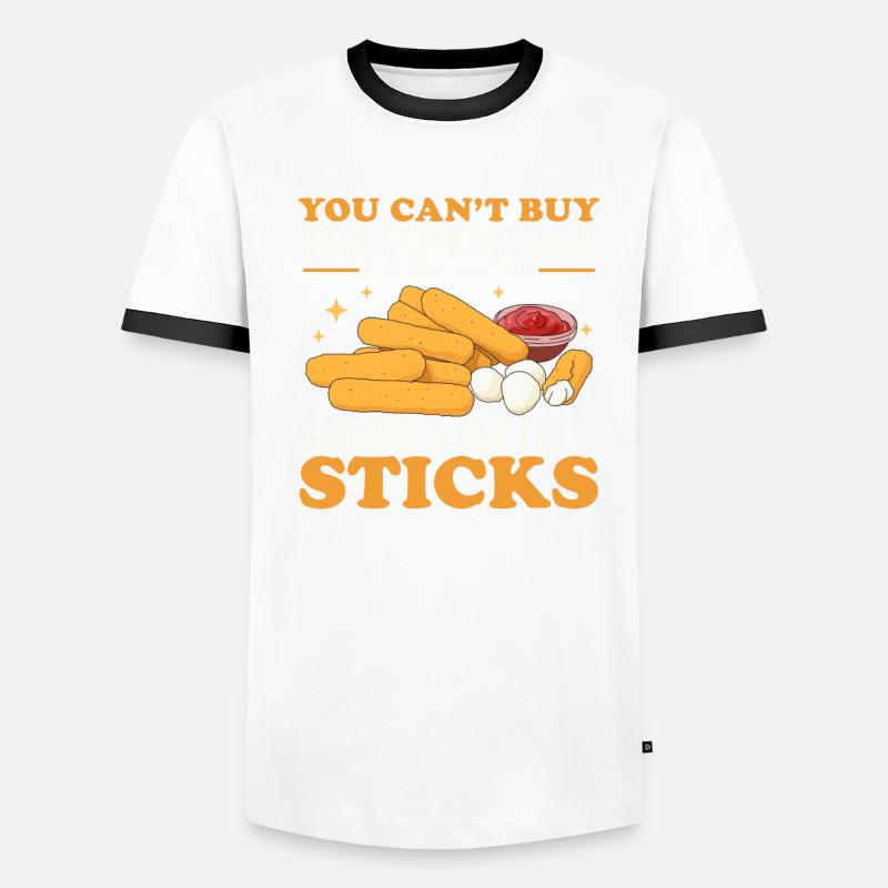 Mozzarella Sticks | Mozzarella Sticks Gift Men's Ringer Shirt