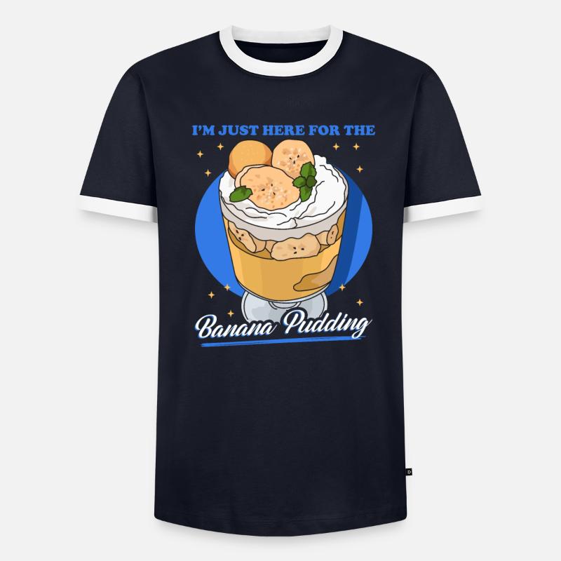 Bananenpudding Bananen Pudding Geschenk - Männer Kontrast-T-Shirt - undefined