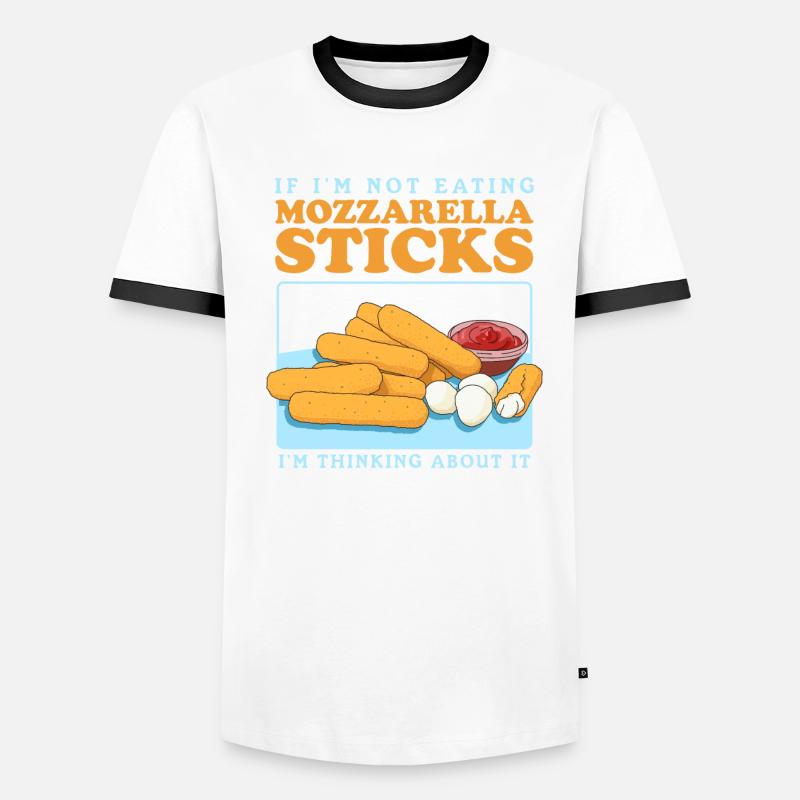 Mozzarella Sticks Mozzarella Sticks Gift Men's Ringer Shirt