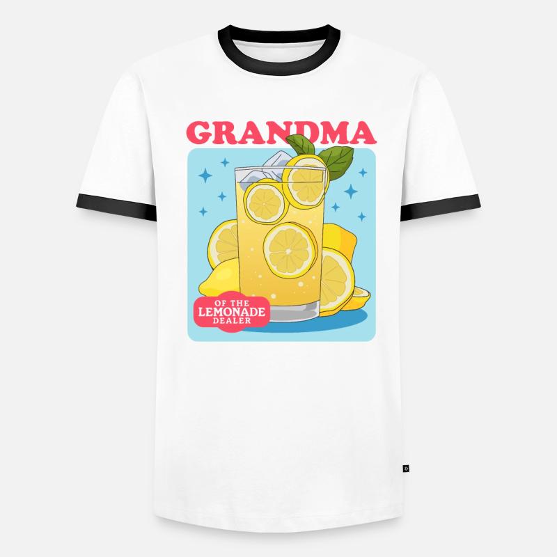 Lemonade Lemon Effervescent Stand Gift Men's Ringer Shirt