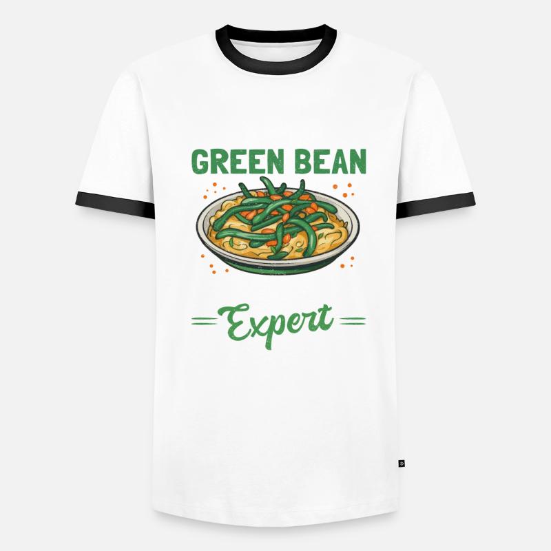 Casserole de haricots verts Casserole de haricots cadeau T-shirt contrasté Homme