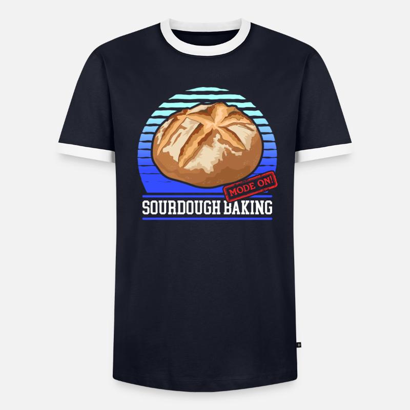 Sauerteigbrot Sauerteig Brote Geschenk - Männer Kontrast-T-Shirt - undefined