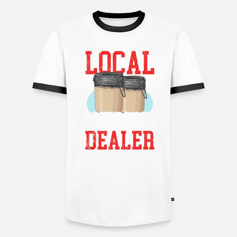 Sourdough Starter Baker Sourdough Bread Gift Men's Ringer Shirt