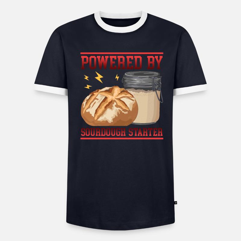 Sauerteig Starter | Sauerteigbrot Bäcker Geschenk - Männer Kontrast-T-Shirt - undefined