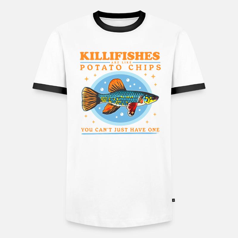 Egg-laying Toothcarp Killifish Gift Men's Ringer Shirt