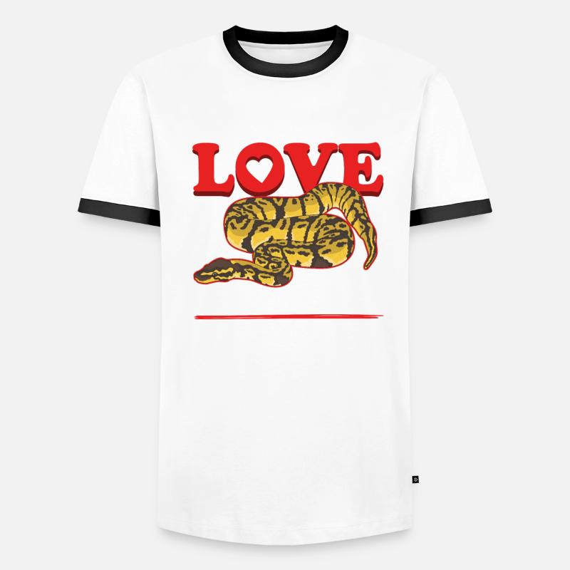 Königspython Schlangen Python Geschenke - Männer Kontrast-T-Shirt - undefined