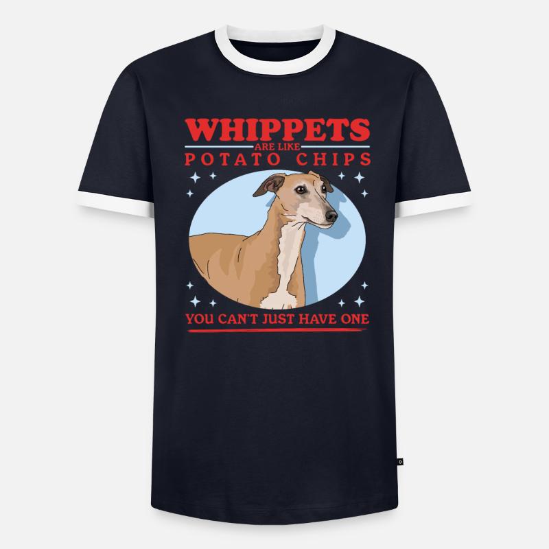 Whippet Englischer Windhund Geschenke - Männer Kontrast-T-Shirt - undefined