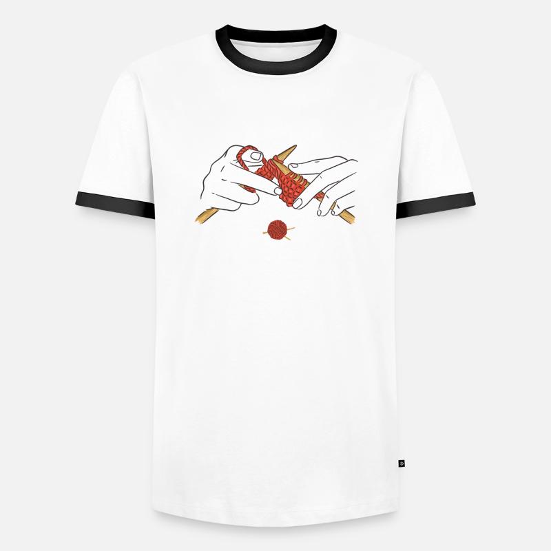 I Got 99 Problems But A Stitch Aint One Knitting Men's Ringer Shirt