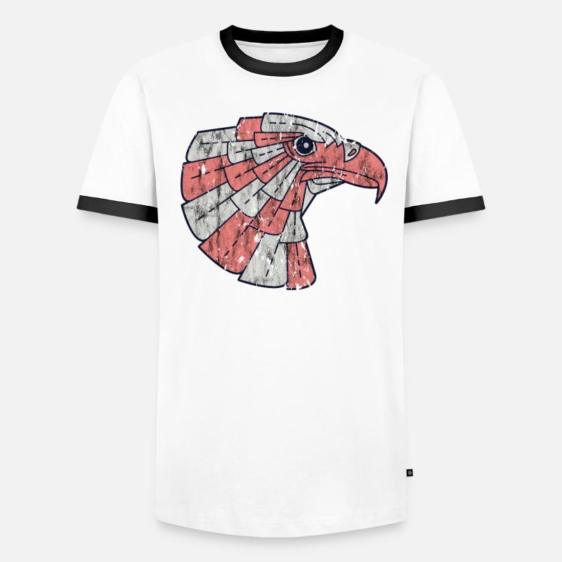 eagle head Men's Ringer Shirt
