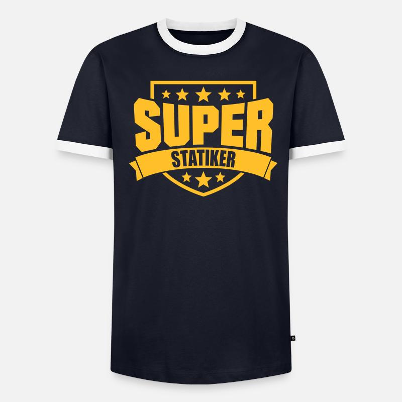 Super Statiker Männer Kontrast-T-Shirt