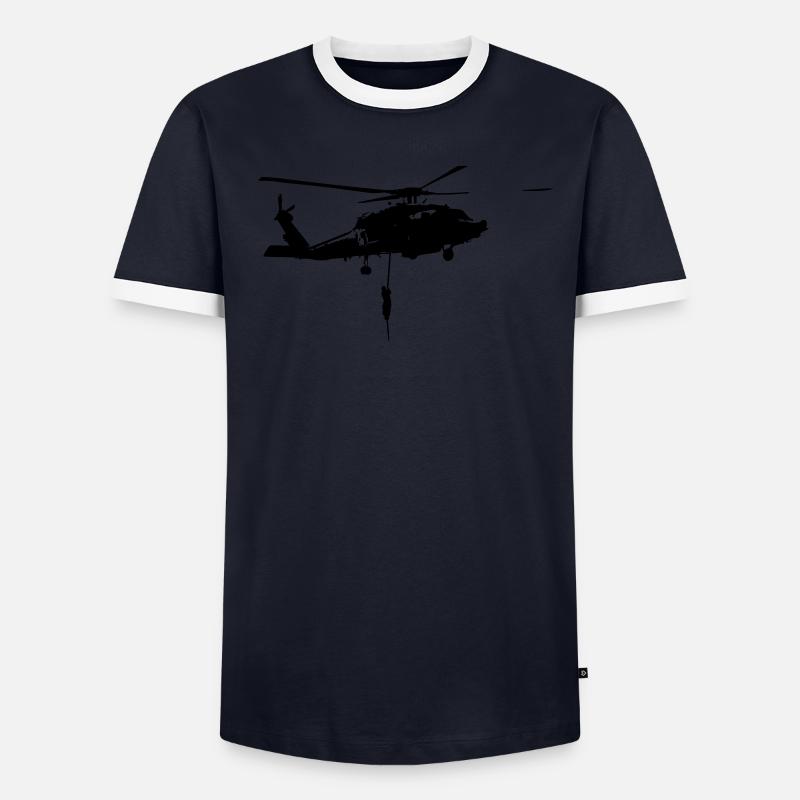 Helico intervention forces speciales T-shirt contrasté Homme