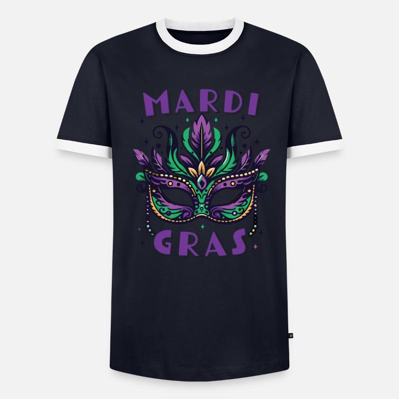 Karneval Männer Kontrast-T-Shirt