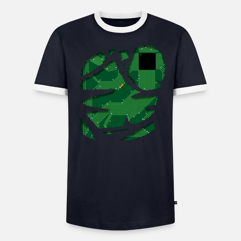 Stromkreis / Strom / Schaltplan / Technik Shirt - Männer Kontrast-T-Shirt - undefined