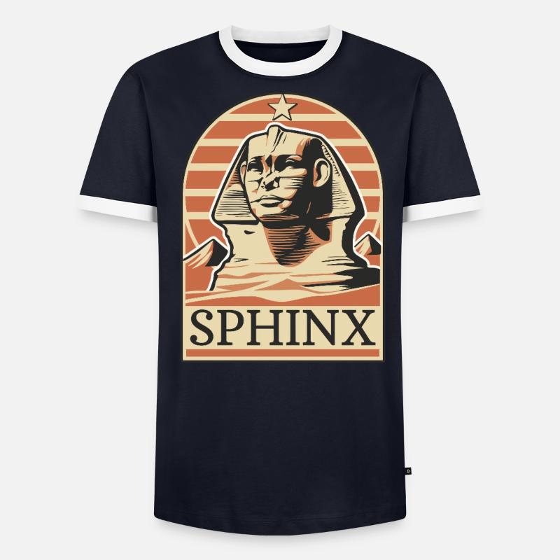 Sphinx T-shirt contrasté Homme