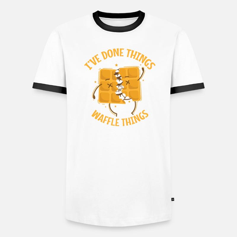 I've done Things Waffle Things Snack Gebäck Männer Kontrast-T-Shirt