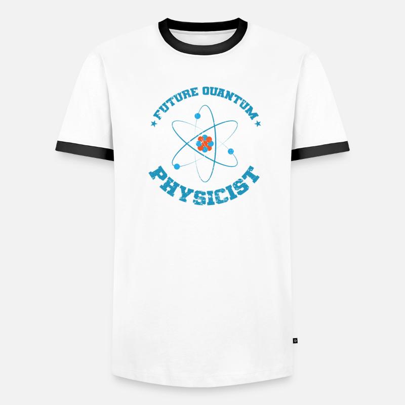 Futur physicien quantique Sciences naturelles T-shirt contrasté Homme